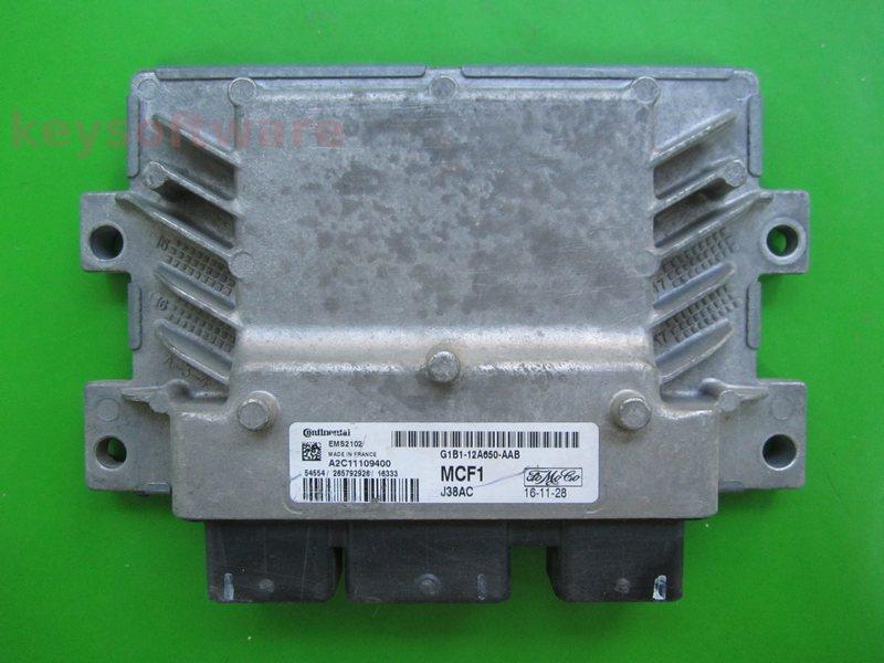 ECU Ford Fiesta 1.4 G1B1-12A650-AAB A2C11109400 EMS2102