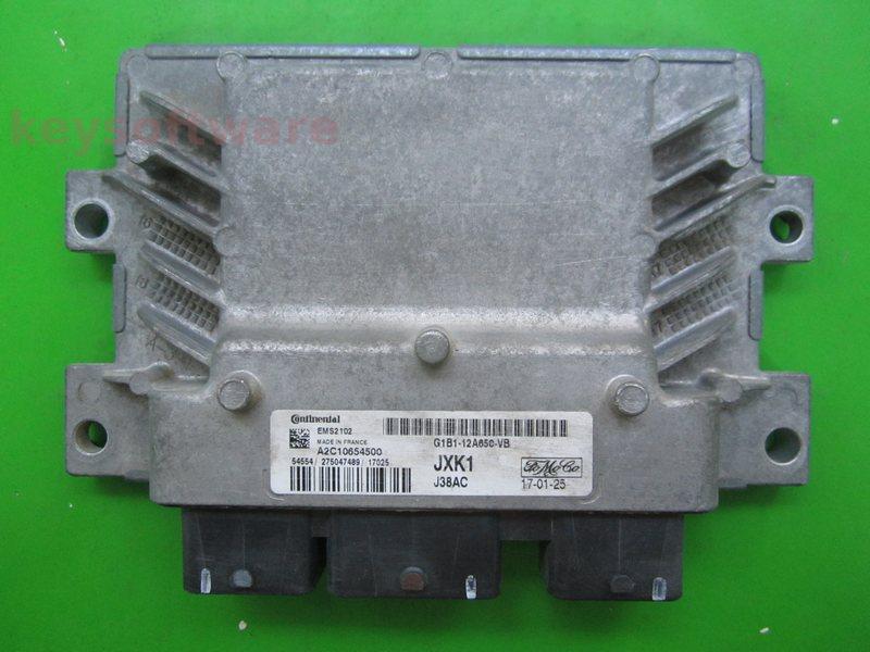 ECU Ford Fiesta 1.25 G1B1-12A650-VB JXK1 EMS2102