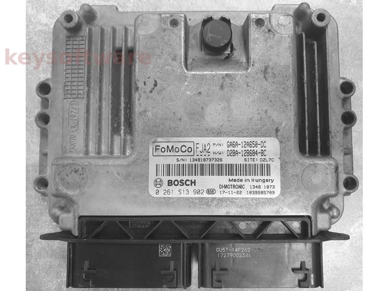ECU Ford Fiesta 1.6 GA6A-12A650-DC 0261S13902 MED17.0.1