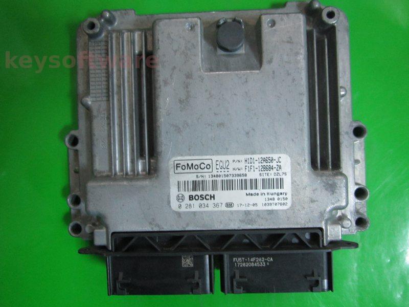 ECU Ford C-Max 1.5TDCI H1D1-12A650-JC 0281034367 EDC17C70