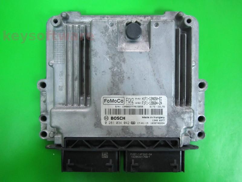 ECU Ford Focus 1.5TDCI H1F1-12A650-EC 0281034042 EDC17C70