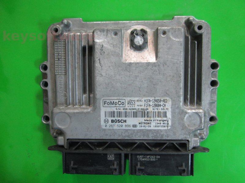 ECU Ford Focus 1.0 H1FA-12A650-AED 0261S20896 MED17.0.1