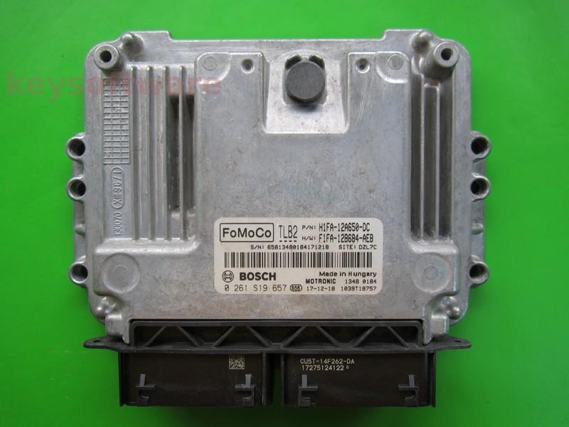 ECU Ford Focus 1.0 H1FA-12A650-DC 0261S19657 MED17.0.1 {