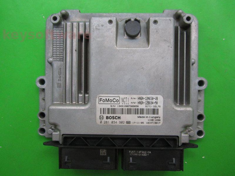 ECU Ford Fiesta 1.5TDCI HA6A-12A650-VB 0281034902 EDC17C70