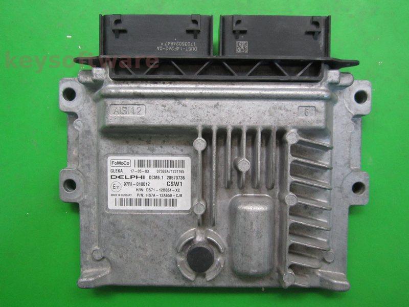 ECU Ford Mondeo 2.0TDCI HS7A-12A650-CJB 28570736 DCM6.1