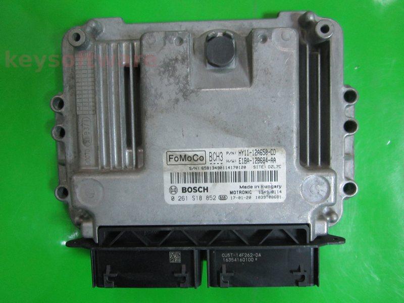 ECU Ford B-Max 1.0 HY11-12A650-CD 0261S18852 MED17.0.1