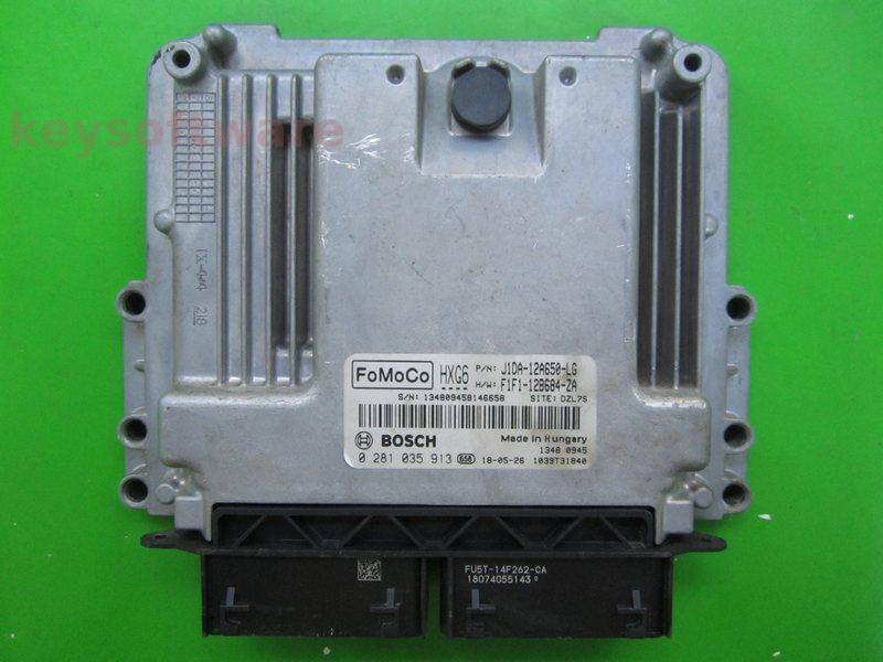 ECU Ford Fiesta 1.5TDCI J1DA-12A650-LG 0281035913 EDC17C70}
