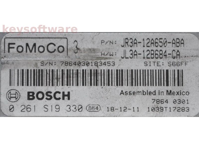 ECU Ford Mustang GT 5.0 JR3A-12A650-ABA 0261S19330 MG1CS019 {