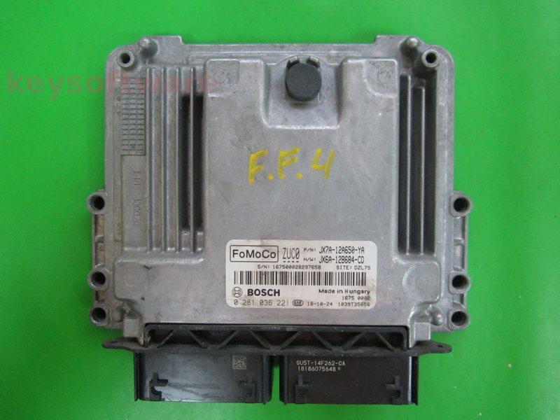ECU Ford Focus 1.5TDCI JX7A-12A650-YA 0281036221 MD1CS005 {