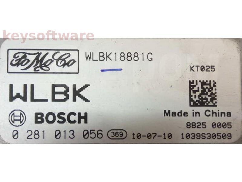 ECU Ford Ranger 2.5TDCI WLBK18881G 0281013056 EDC16C7 {