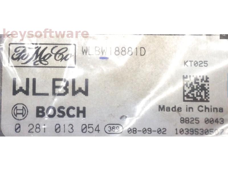 ECU Ford Ranger 3.0TDCI WLBW18881D 0281013054 EDC16C7 {