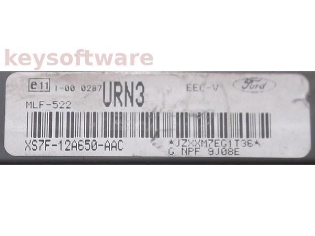 ECU Ford Mondeo 2.5 XS7F-12A650-AAC URN3 MLF-522 {