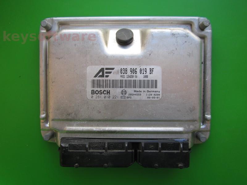 ECU Ford Galaxy 1.9TDI YM21-12A650-KA 0281010221 EDC15P+ AUY