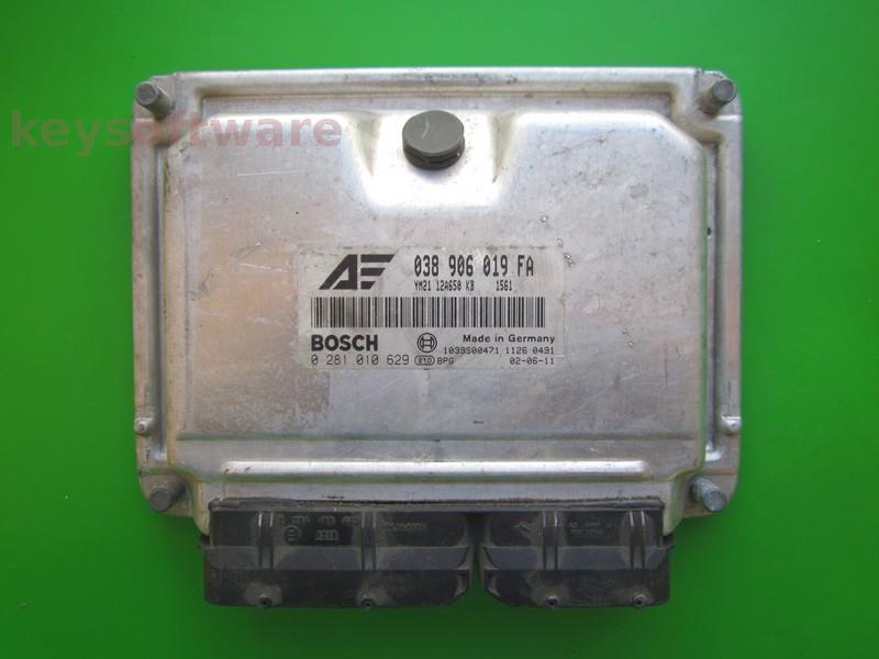 ECU Ford Galaxy 1.9TDI YM21-12A650-KB 0281010629 EDC15P+ AUY }