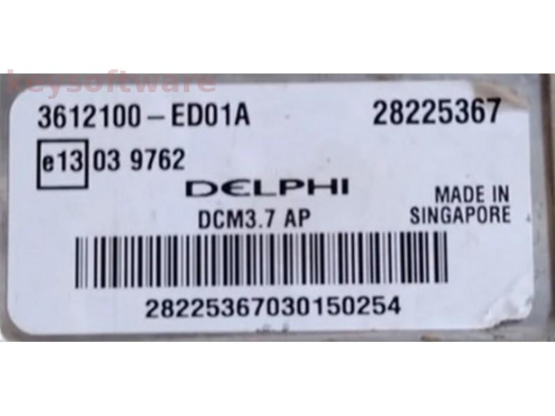 ECU Great Wall Wingle 3 3612100-ED01A 28225367 DCM3.7AP {