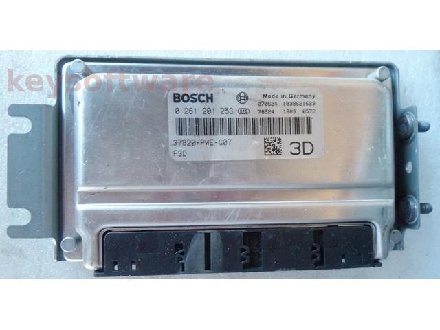 ECU Honda Jazz 1.4 37820-PWE-G07 0261201253 ME7.9.3 {