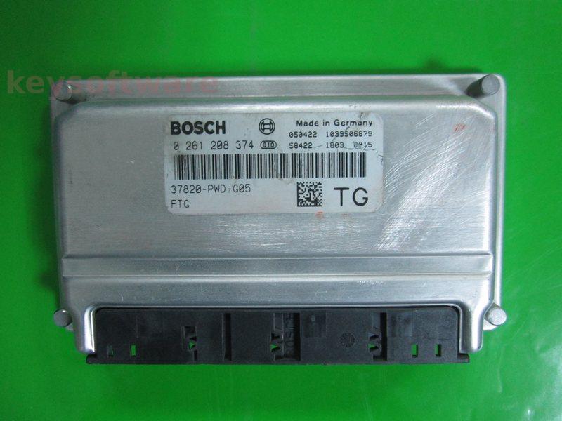 ECU Honda Jazz 1.2 37820-PWD-G05 0261208374 ME7.9.3