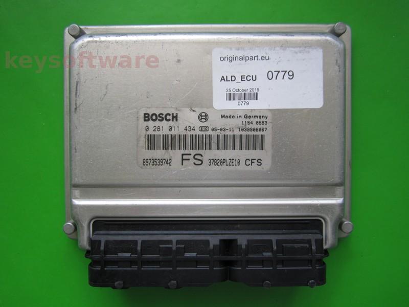 ECU Honda Civic 1.7CDTI 37820PLZE10 0281011434 EDC15C7