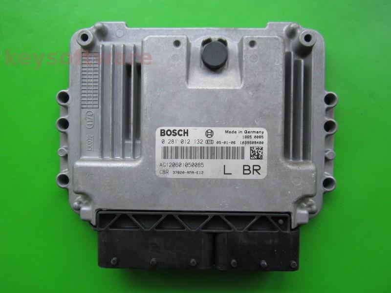 ECU Honda CR-V 2.2CDTI 37820-RMA-E12 0281012132 EDC16C7