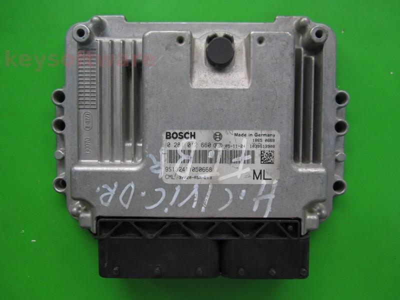 ECU Honda Accord 2.2CDTI 37820-RSR-E13 0281012660 EDC16C7