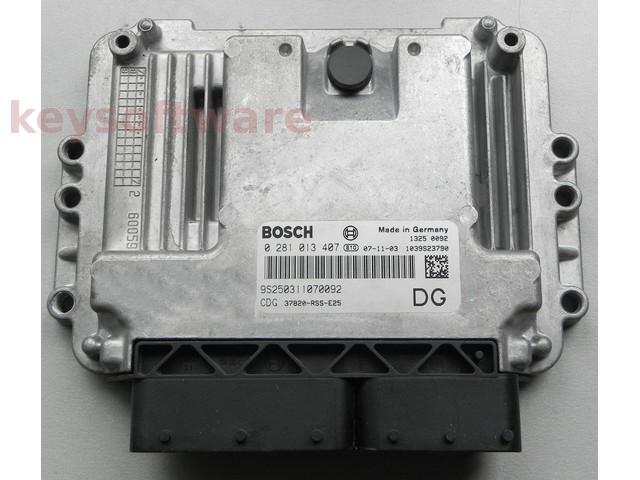 ECU Honda Civic 2.2CDTI 37820-RSS-E25 0281013407 EDC16C7 {+