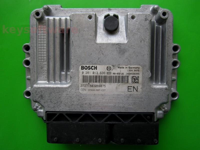 ECU Honda CR-V 2.2CDTI 37820-R07-E27 0281013636 EDC16C7