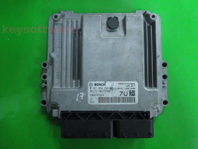 ECU Honda HR-V 1.6 37820-51T-G14 0281034258 EDC17C58