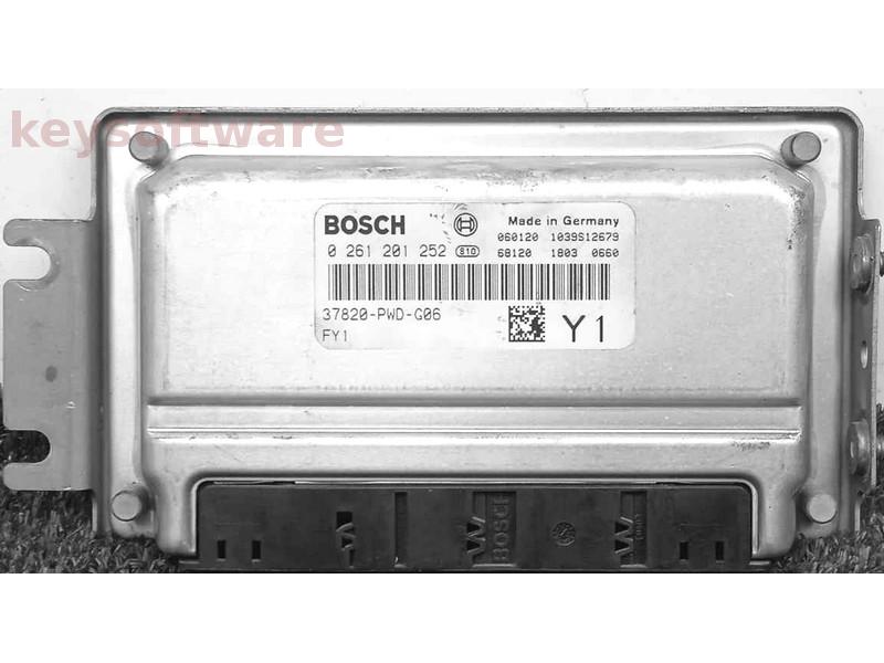 ECU Honda Jazz 1.2 37820-PWD-G06 0261201252 ME7.9.3 {