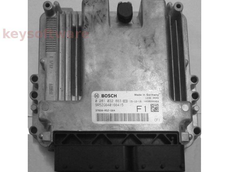 ECU Honda CR-V 1.6 37820-R5Z-G64 0281032863 EDC17C58 {