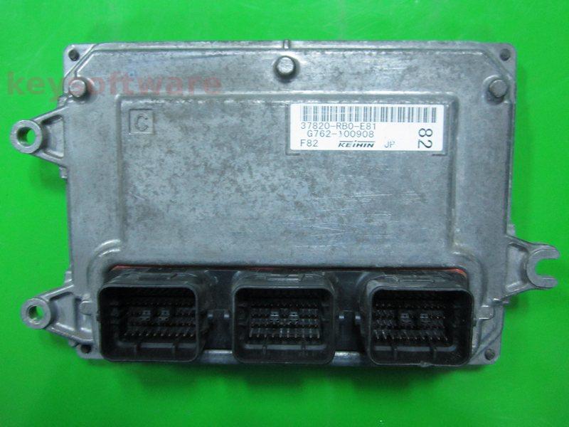 ECU Honda Jazz 1.2 37820-RB0-E81 G762-100908