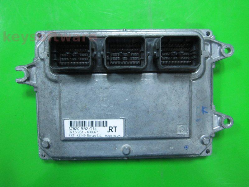 ECU Honda Jazz 1.2 37820-RB2-G14 0716 931-400071