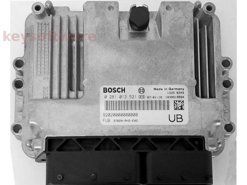 ECU Honda FR-V 2.2 37820-RH2-E02 0281013521 EDC16C7 {