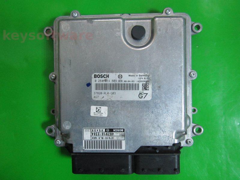 ECU Honda Accord 2.2 37820-RL0-G03 0281014809 EDC17CP06