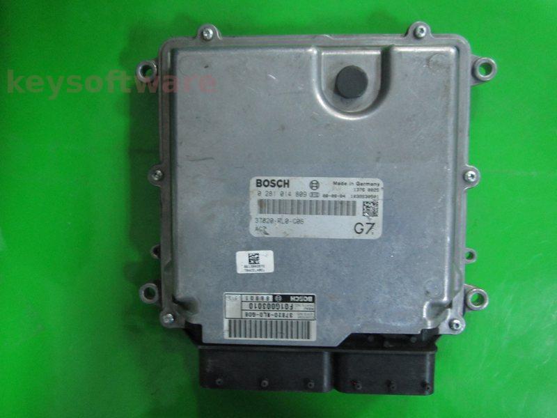 ECU Honda Accord 2.2 37820-RL0-G06 0281014809 EDC17CP06