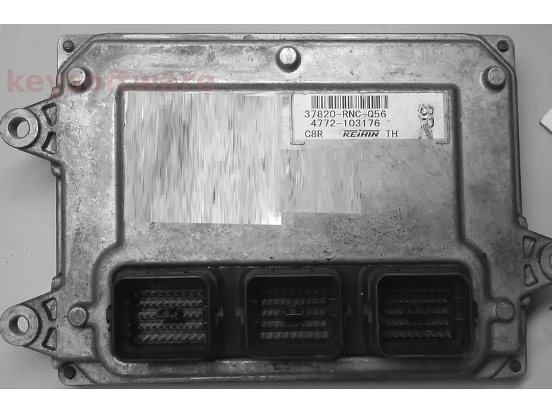 ECU Honda Civic 1.8JDM 37820-RNC-Q56 4772-103176  {