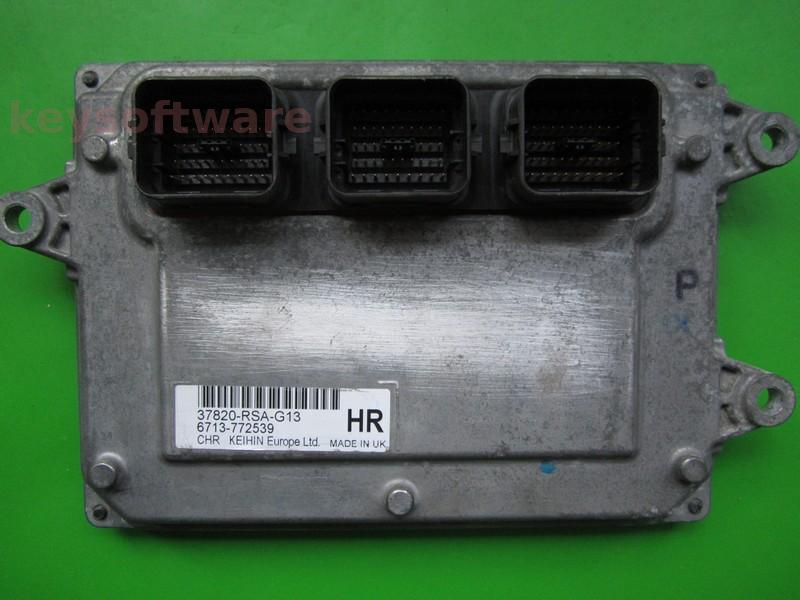 ECU Honda Civic 1.8 37820-RSA-G13 6713-772539