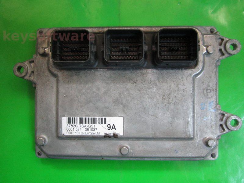 ECU Honda Civic 1.8 37820-RSA-G51