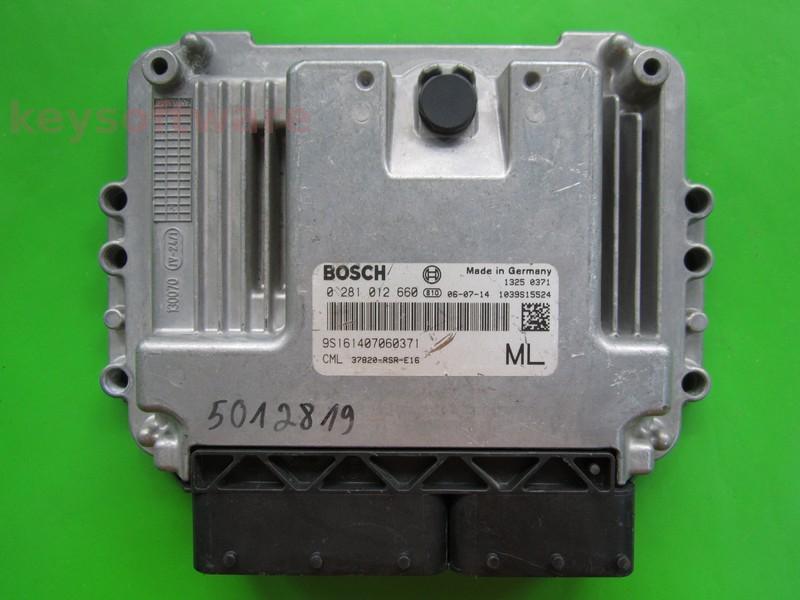 ECU Honda Civic 2.2CDTI 37820-RSR-E16 0281012660 EDC16C7