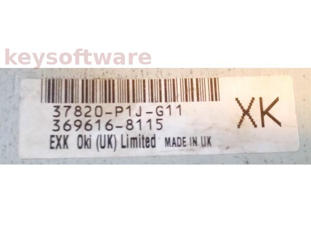 ECU Honda Civic 1.4 37820-P1J-G11 369616-8115 {