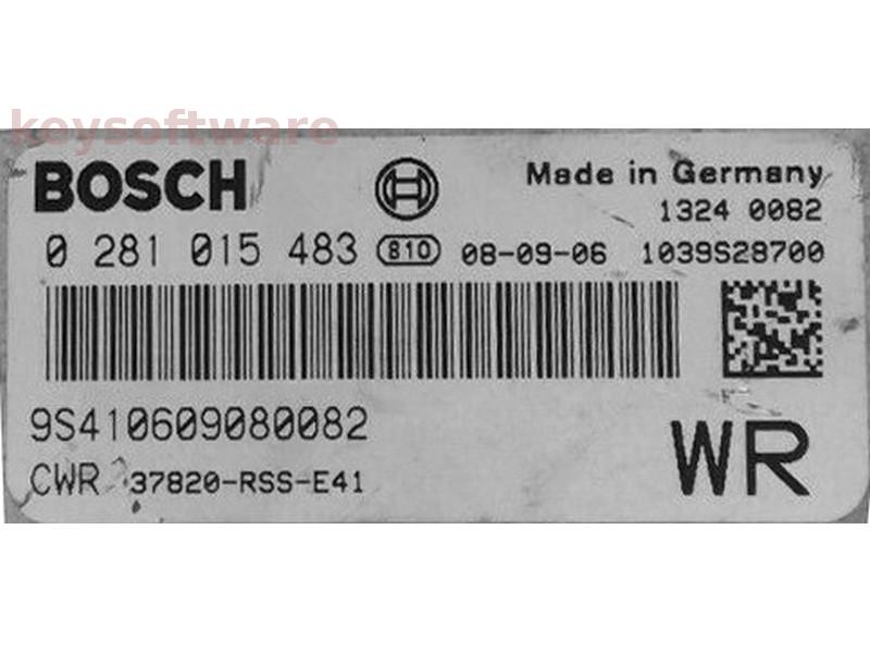 ECU Honda Civic 2.2CDTI 37820-RSS-E41 0281015483 EDC16C7 {
