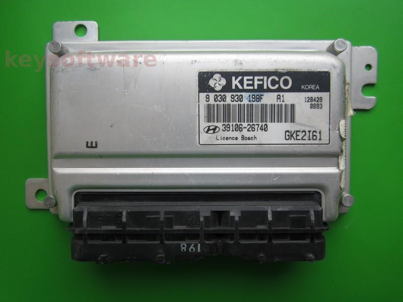ECU Hyundai Coupe 1.6 39106-26740 9030930198F M7.9.0 }