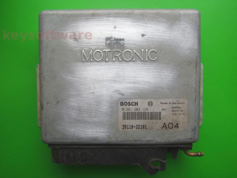 ECU Hyundai Coupe 1.5 39110-22101 0261203139 M2.7