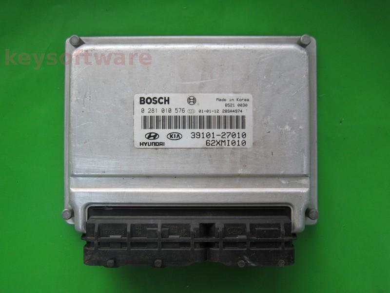 ECU Hyundai Elantra 2.0CRDI 39101-27010 0281010576 EDC15C7