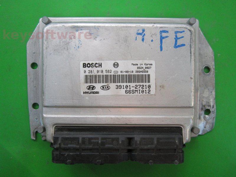 ECU Hyundai Santa Fe 2.0CRDI 39101-27210 0281010582 EDC15C7 }