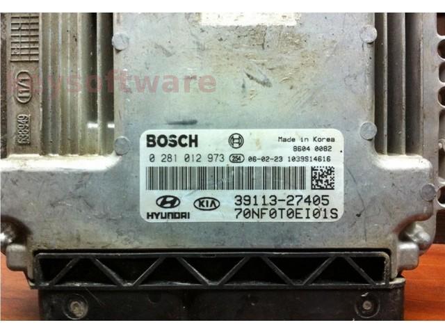 ECU Hyundai Sonata 2.0CRDI 39113-27405 0281012973 EDC16C39 {