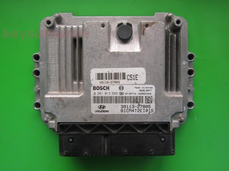 ECU Hyundai Santa Fe 2.2CRDI 39113-27805 0281013583 EDC16C39  {