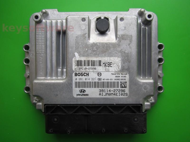 ECU Hyundai Tucson 2.0CRDI 39114-27296 0281014221 EDC16C39