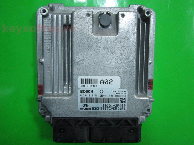 ECU Hyundai Santa Fe 2.2CRDI 39101-2F400 0281016511 EDC17CP14