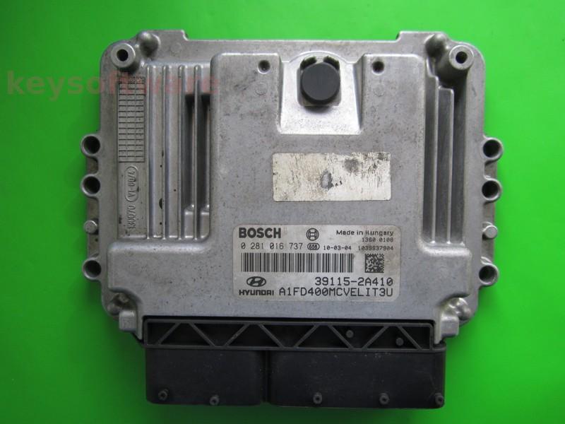 ECU Hyundai I30 1.6CRDI 39115-2A410 0281016737 EDC17C08
