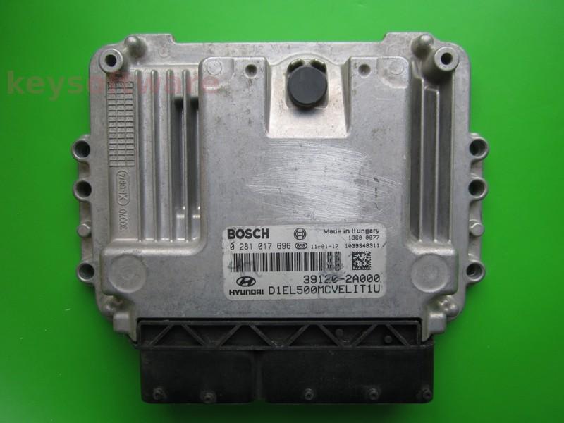 ECU Hyundai IX35 1.7CRDI 39120-2A000 0281017696 EDC17C08 }